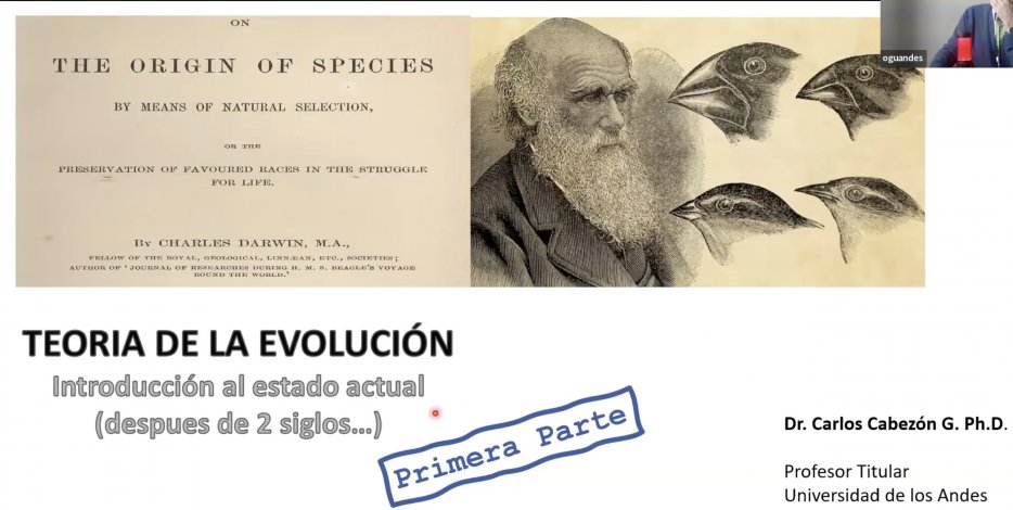 Teoría de la evolución Charles Cabezón. Mayo 2025